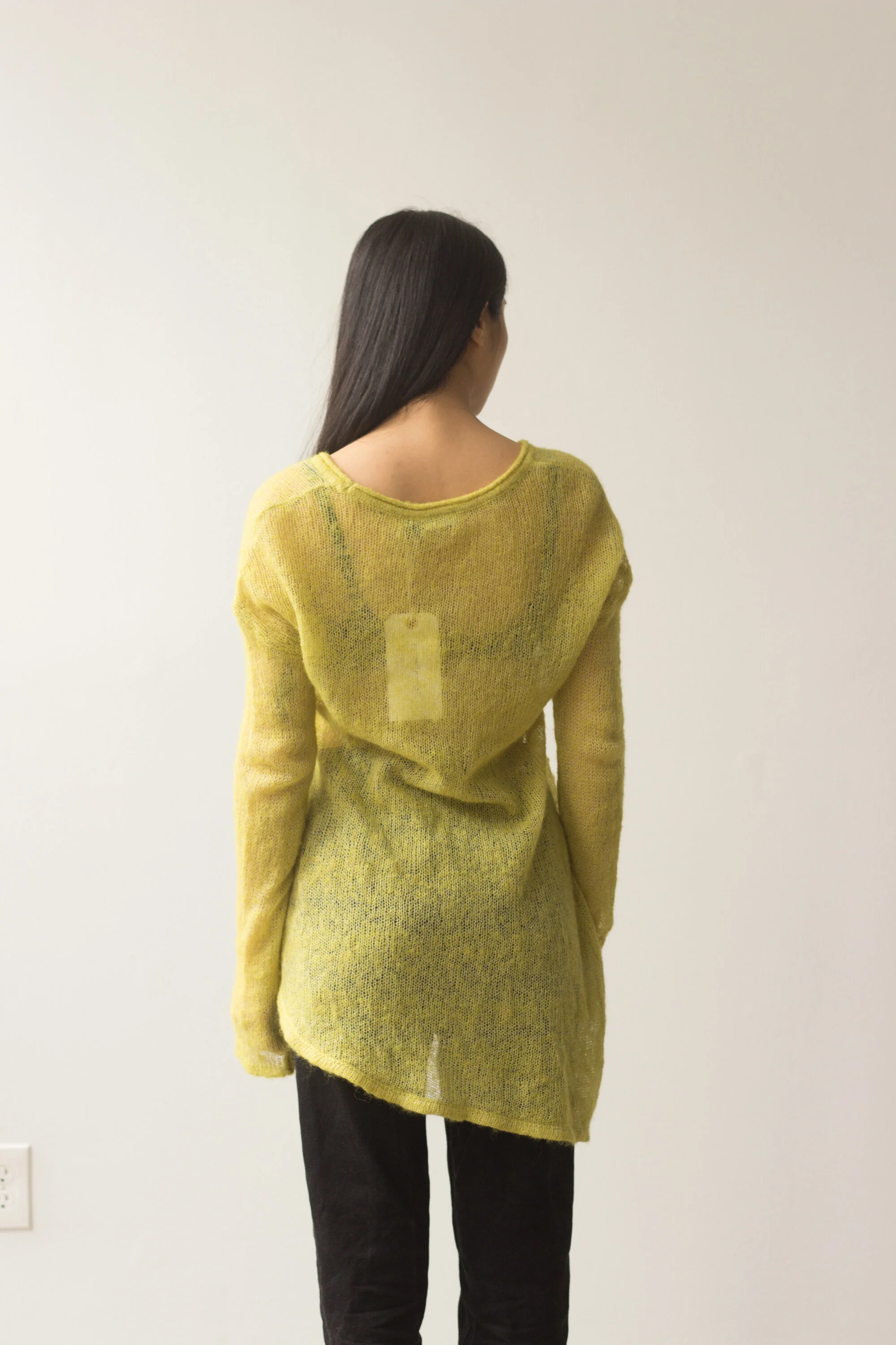 トップス 00s archive design mohair knit sweater Daphne Blouse Knitting Pattern Knit Top Mohair Pattern